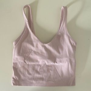 light pink lululemon align tank